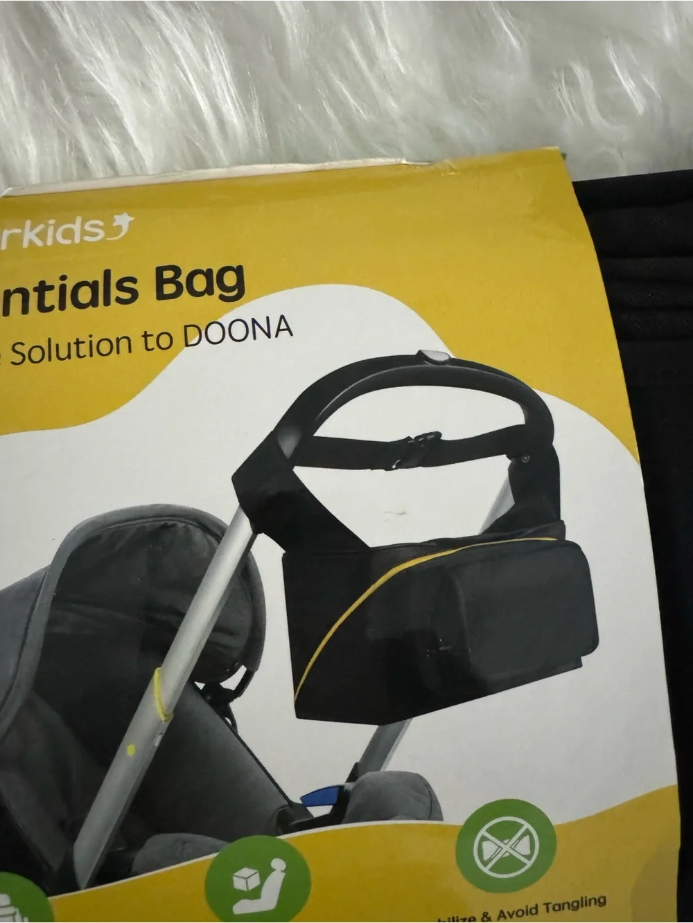 Upperkids Essentials Bag Compatible with Doona Infant Car Seat Stroller